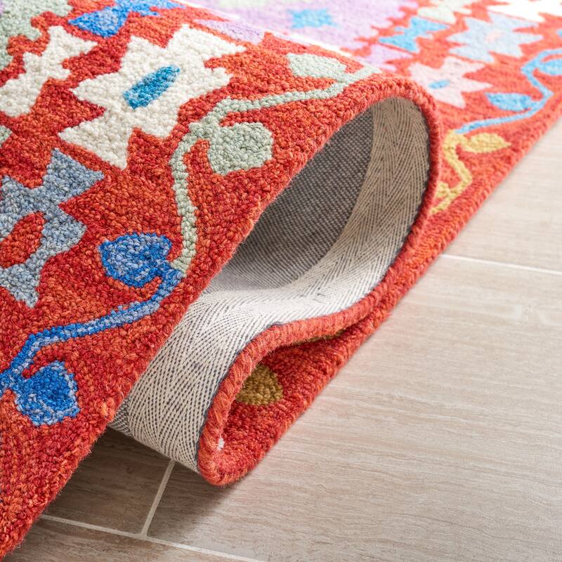 SAFAVIEH Handmade Aspen Þorkatla Boho Tribal Wool Rug