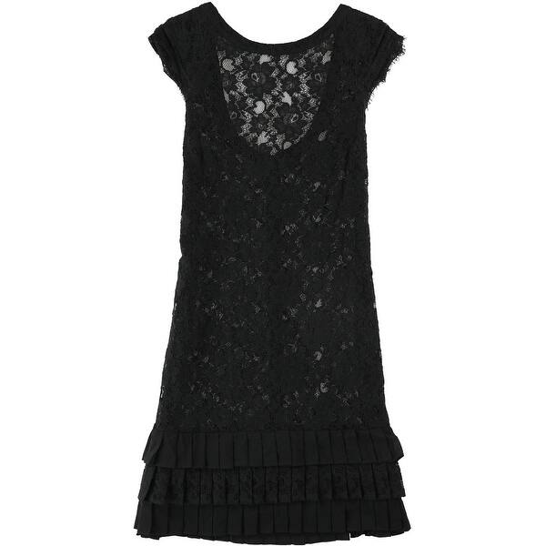 Jessica Simpson Womens Unlined Fit & Flare Dress, Black, Small - Bed Bath &  Beyond - 41861152
