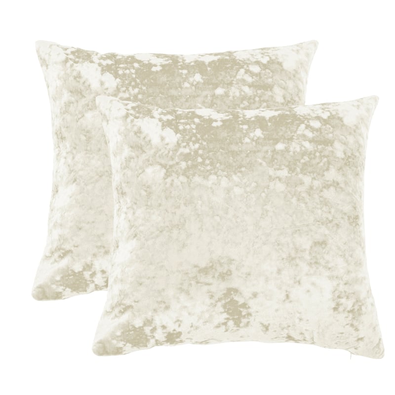 Rancho Crushed Velvet Throw Pillow Cover Set, NO INSERT
