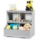 preview thumbnail 1 of 5, Kids Bookcase Toy Storage Children's Organizer Cabinet Shelf