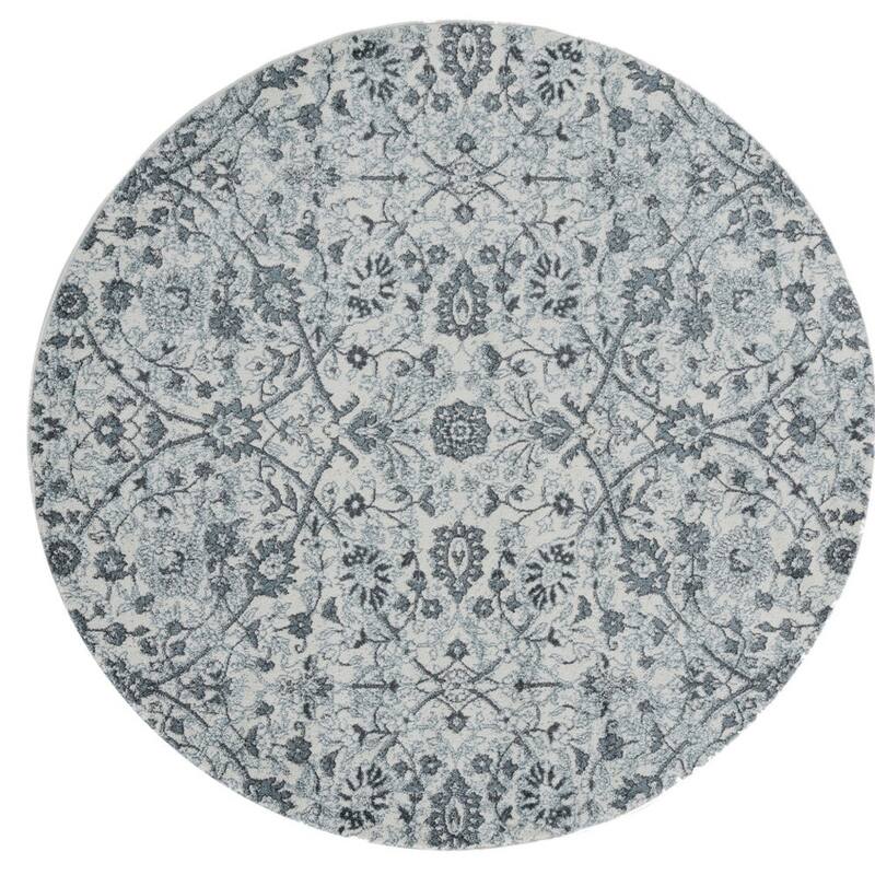 HomeRoots Floral Transitional Rectangle Area Rug