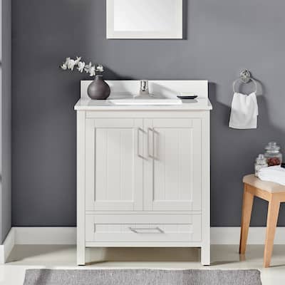 Ove Decors Kansas 30" Single Sink Bathroom Vanity in White
