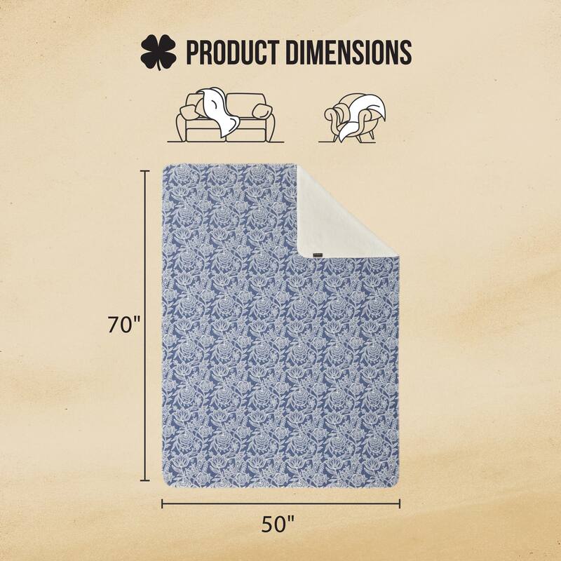 Lucky Brand Reversible Throw Blankets