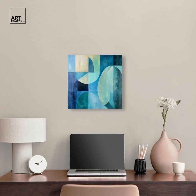 Color Blocks II Canvas by Art Remedy, Gallery Wrapped