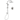 GRANDJOY 10" Round Rainfall Shower System Handheld Showerhead with Adjustable Bar