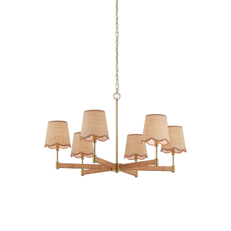 Beck 6-Light Chandelier, Natural