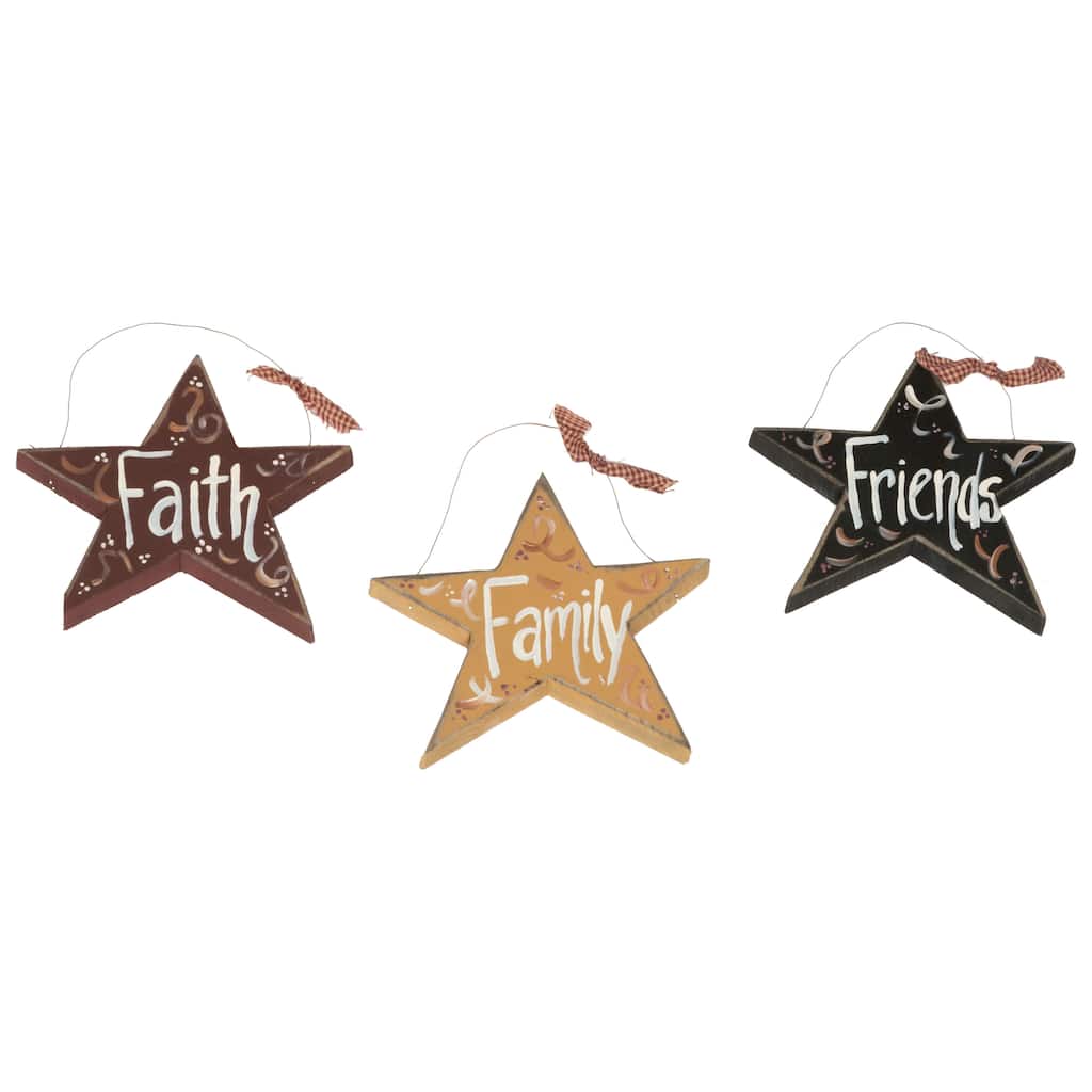 Farmhouse Hanging Star Set