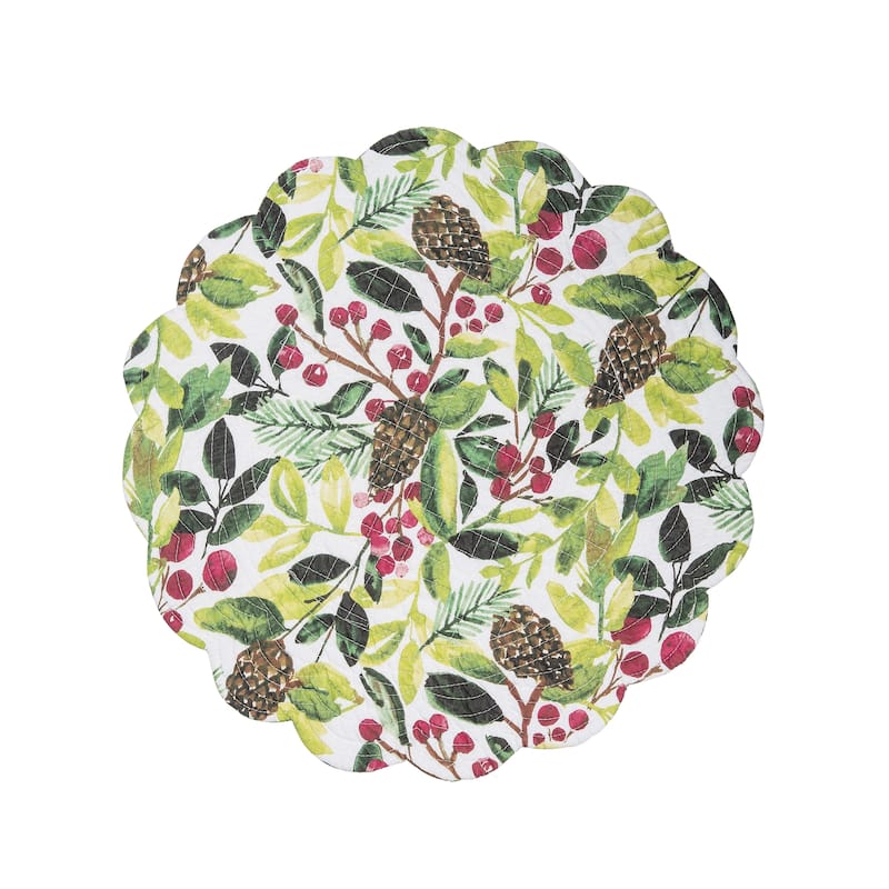 Tyson Pines Round Placemat Set of 6 - Set of 6