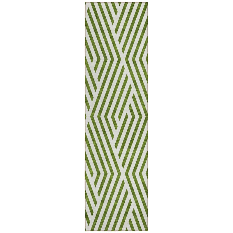 Nana Abstract Shapes Weather Resistant Versatile Elegance Outdoor Rug