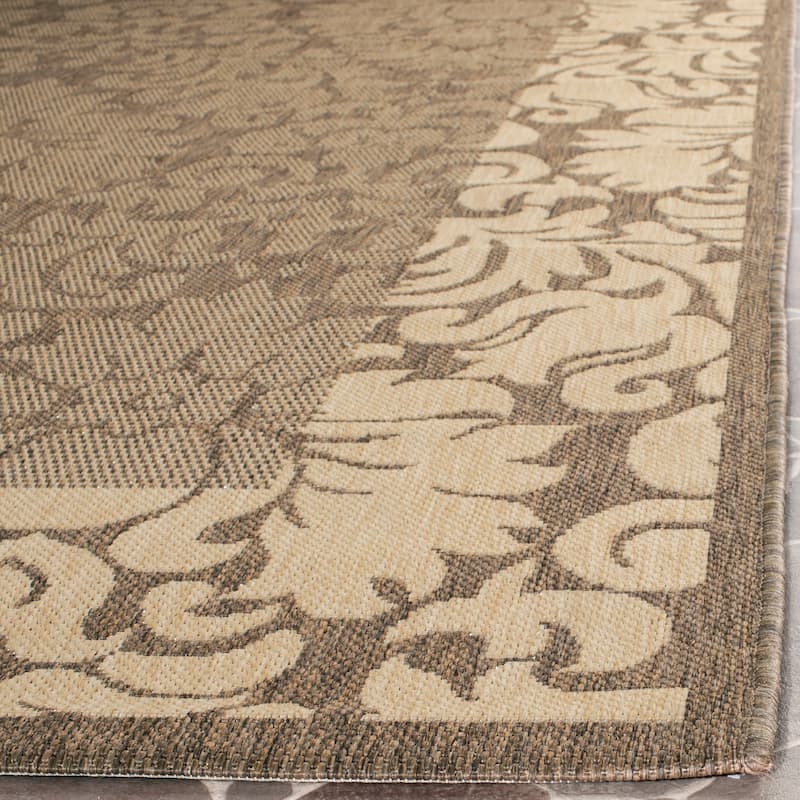 SAFAVIEH, Courtyard Foelke Indoor/ Outdoor Patio Backyard Rug