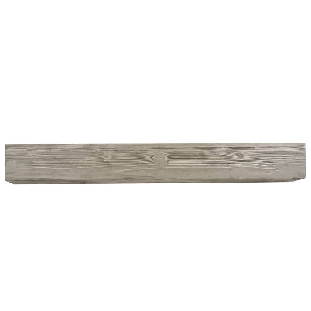 Modern 72" Rustic Wood Fireplace Mantel Wall-Mounted and Floating Shelf