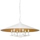 preview thumbnail 1 of 9, Z-Lite 1953-32 Rialto 6 Light 32" Wide Pendant Matte White