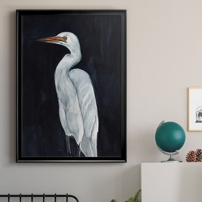 Calm Great Egret I Premium Framed Print - Ready to Hang