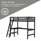 preview thumbnail 37 of 67, Hillsdale Caspian Wood Twin Loft Bed with Desk