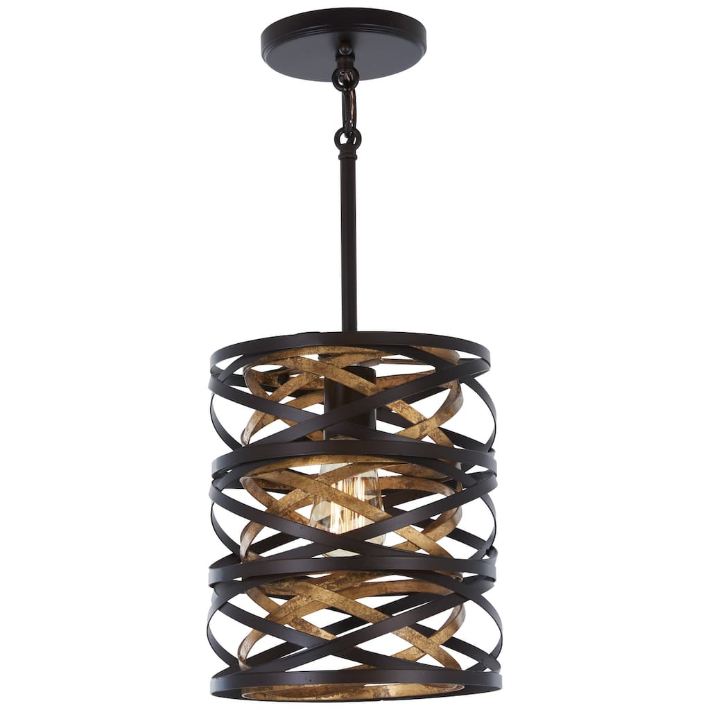 Minka Lavery Vortic Flow Dark Bronze 1 Light Pendant