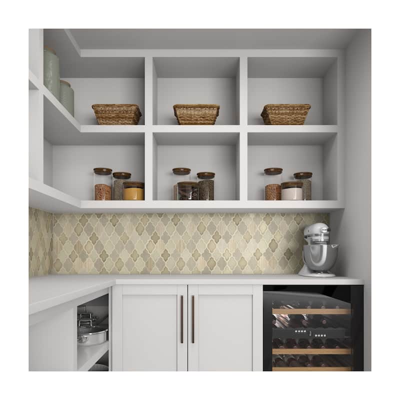 Daltile Raine Honed Natural Stone Arabesque Mosaic Tile (Set of 10) (7.38 SQFT Per Carton)