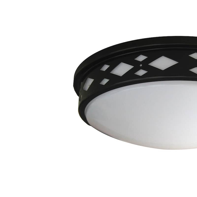 Amax Lighting 20W LED diamonud fixture in Brush Nickel Finish