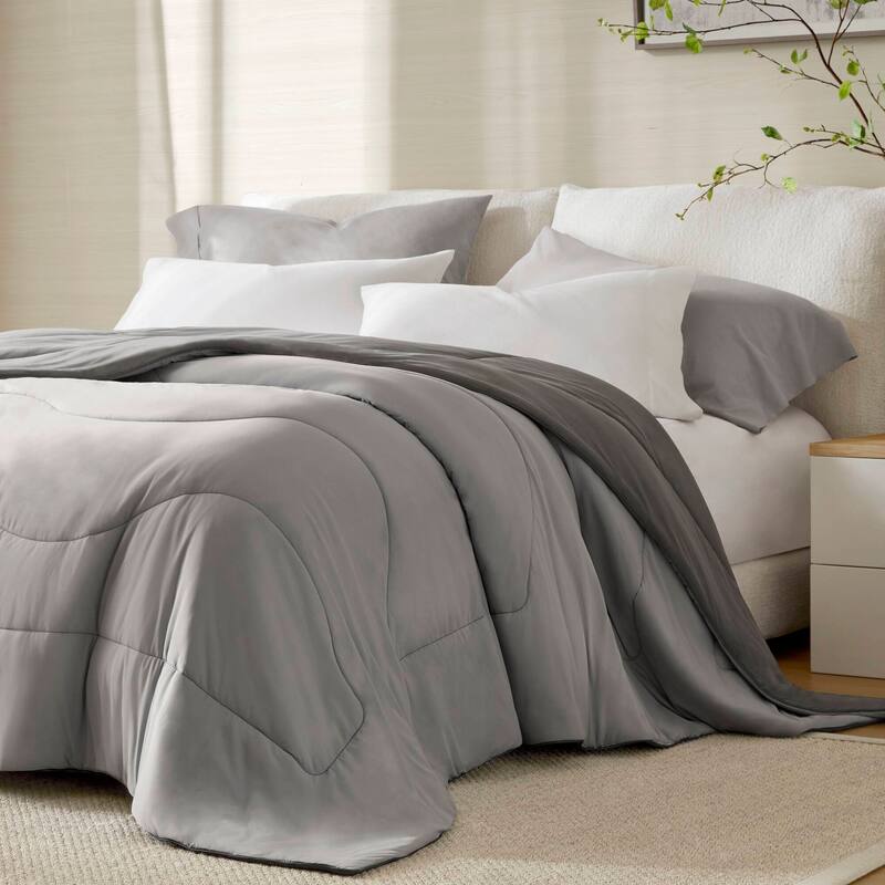 Harbor House Cool Touch Reversible Tencel Blanket - King/Cal King - Gray