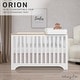 preview thumbnail 2 of 4, Dream On Me Orion 5 in 1 Convertible Crib with Changer - Vintage White Oak
