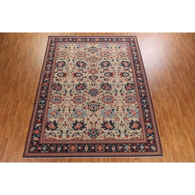 Sultanabad Ziegler Turkish Oriental Area Rug Hand-knotted Wool Carpet - 9'9" x 13'0"