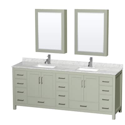 Wyndham Collection WCS141484DUNSMED Sheffield 84" Free Standing Double