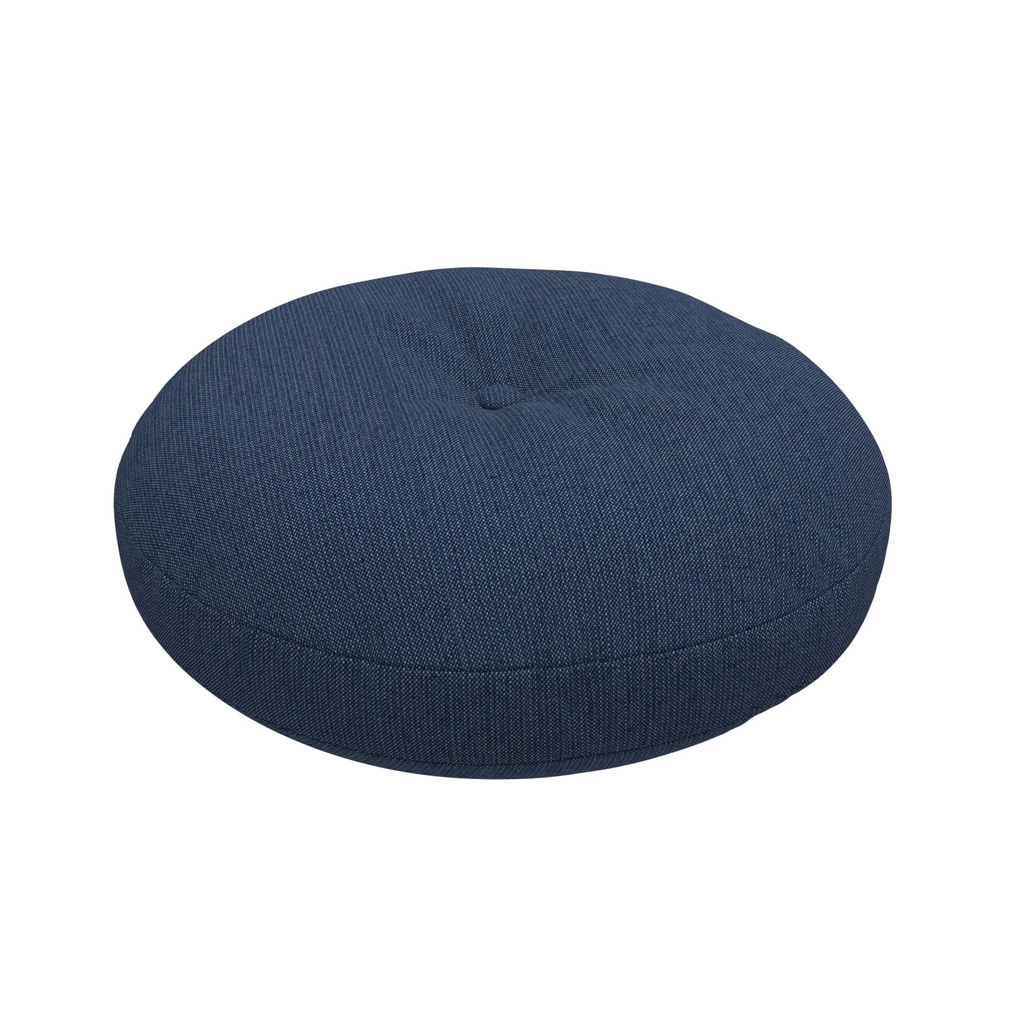 Covers&All Sunbrella Round Tufted Seat Cushion with Button Accent
