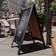 preview thumbnail 23 of 158, Wood A-Frame Magnetic Chalkboard Set-Markers, Stencils, and Magnets