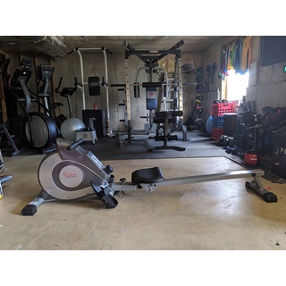 Sunny Health Fitness Sf Rw5515 Magnetic Rowing Machine Rower Overstock 10888811
