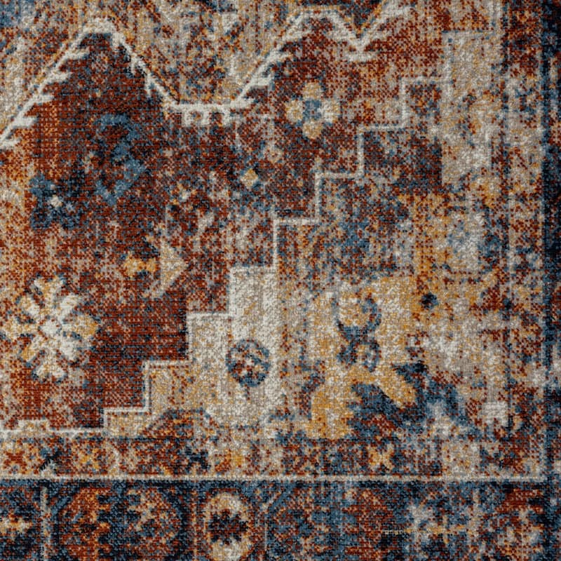 Distressed Area Rug - 8' x 10'