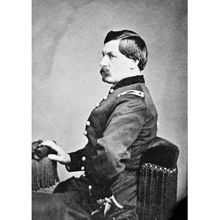 General George B Mcclellan Portrait By Mathew Brady History - Bed Bath ...
