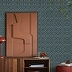 preview thumbnail 2 of 2, Transform Peacock Green Peel & Stick Wallpaper