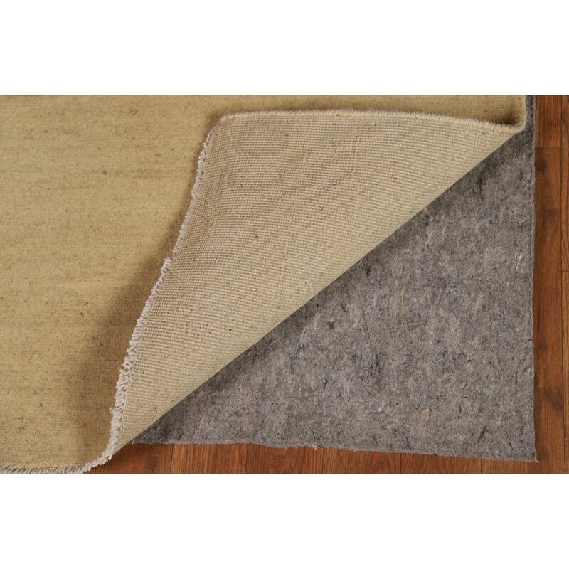 Modern Gabbeh Oriental Foyer Rug Handmade Solid Wool Carpet - 3'0"x 4'10"