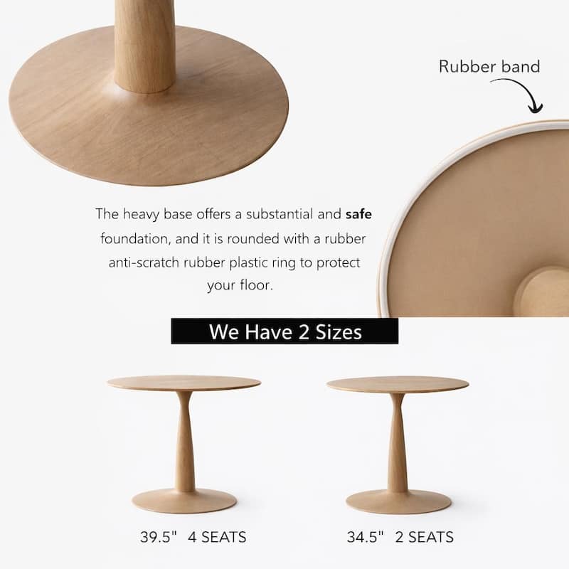 Round Pedestal Dining Table