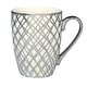 preview thumbnail 5 of 7, Certified International Matrix Silver Plated Tapered 16 oz. Mugs, Set of 6 Assorted Designs