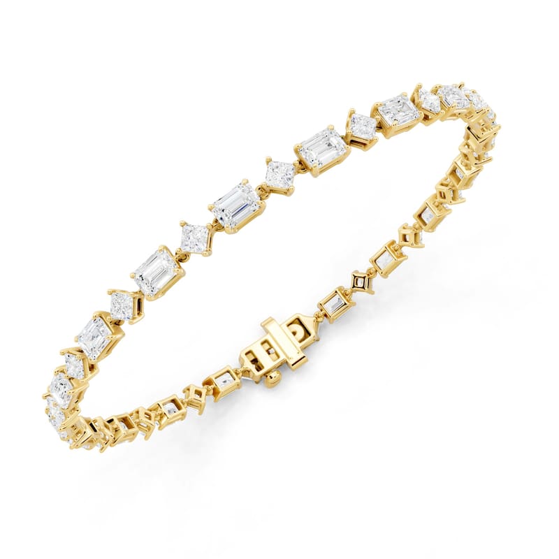 Auriya 14K Gold Lab Grown Diamond Tennis Bracelet 5 2/5 ct. tw. (E-F VS)