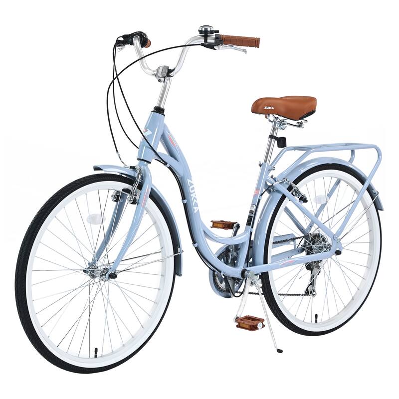 7 Speed Steel Frame Multiple Colors 24 Inch Ladies Bicycle