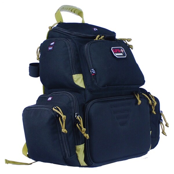 G.P.S. Handgunner Backpack Black/Tan GPS-1711BPBT
