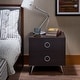preview thumbnail 12 of 17, ACME Carson Carrington Rjukan Contemporary Nightstand with 2 Drawers