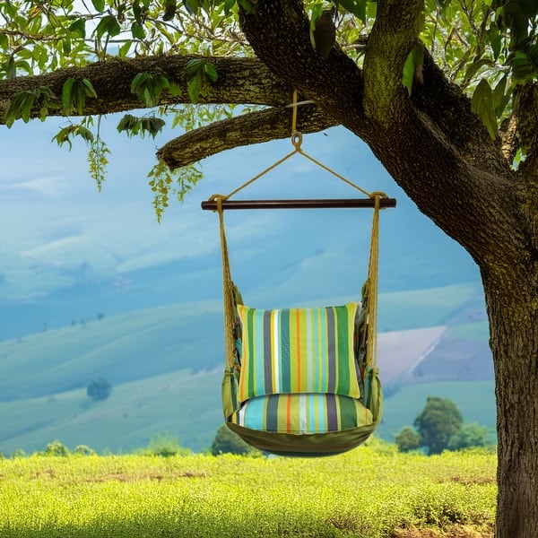 slide 2 of 4, Magnolia Casual Swing Set 4 piece - Citrus Stripe w/ Citrus Stripe