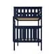 preview thumbnail 25 of 26, Now Furniture Solid Wood Twin Over Twin Bunk Bed with Straight Ladder