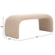 preview thumbnail 19 of 57, SAFAVIEH Tenko Modern Minimalist Glam Bench - 45" W x 18" D x 19" H