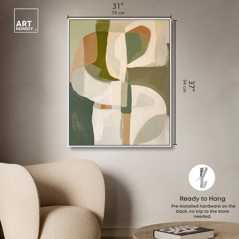 Hazy Shape Tapestry Canvas by Art Remedy