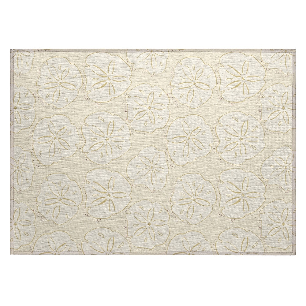 Indoor/ Outdoor Surfside Starfish Washable Rug New