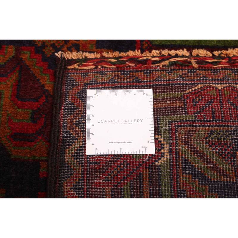 ECARPETGALLERY Hand-knotted Teimani Dark Navy Wool Rug - 3'9 x 6'9