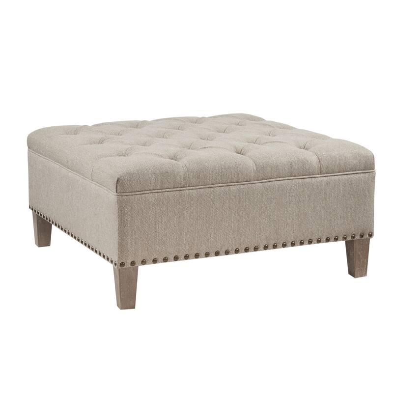 Madison Park Alice Tufted Square Cocktail Ottoman