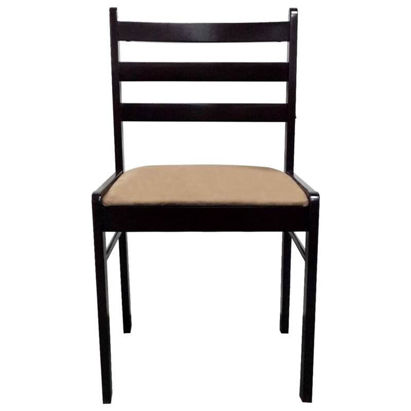 2/4/6 pcs Wooden Dining Chairs Square 2 Colours Selectable - 17.3" x 17.7" x 31.9"