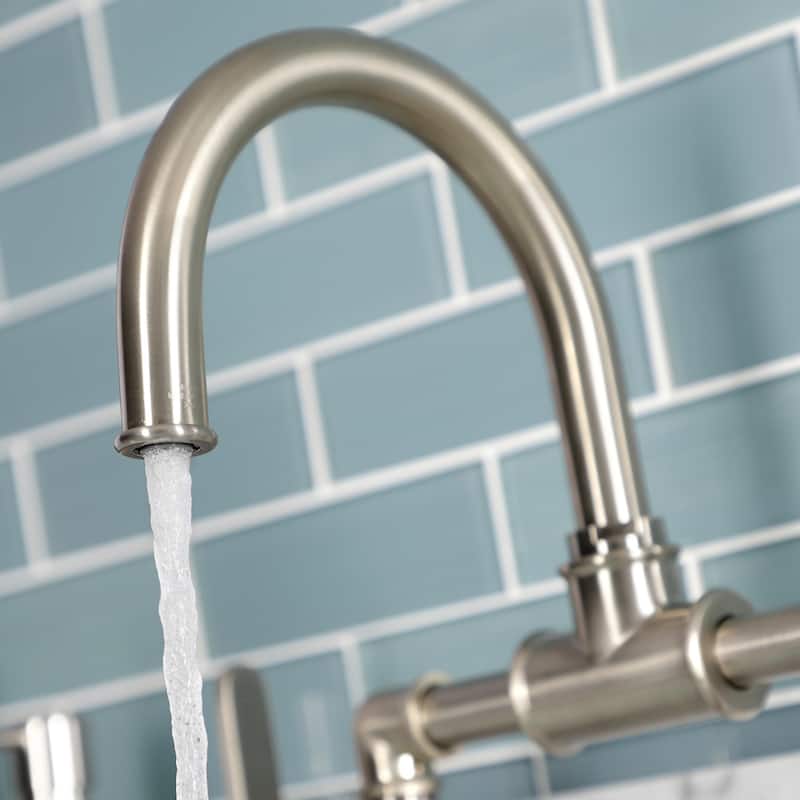Kingston Brass Whitaker Bridge Bathroom Faucet