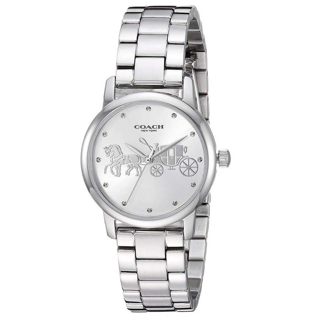 Coach Women's Grand White Dial Watch - 14502975 - 6 (36)
