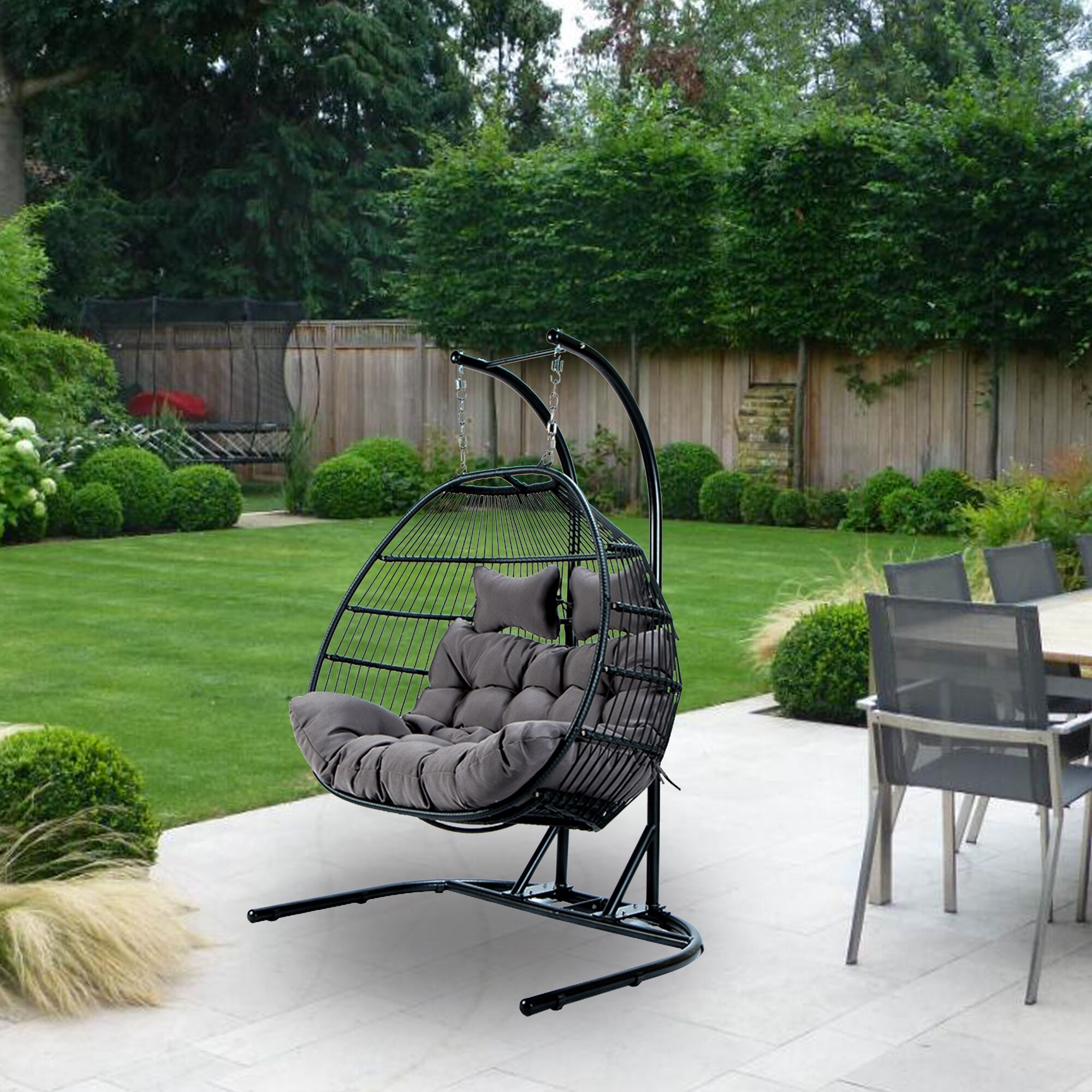 Double folding hanging chair cheap
