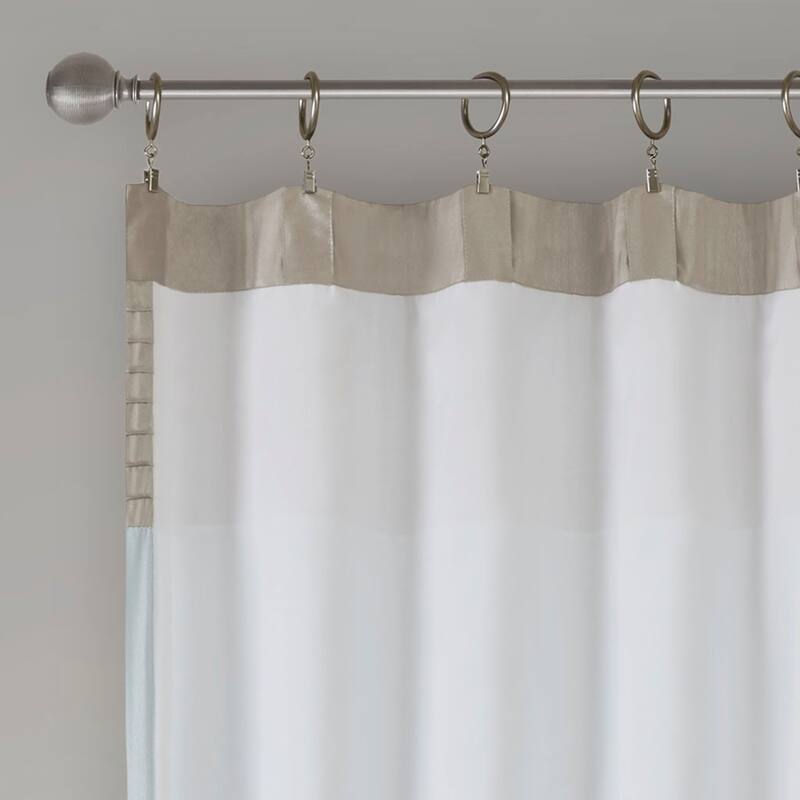 Polyoni Pintuck Curtain Panel